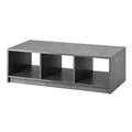Table basse, coloris gris, 110 x 50 x 34 cm, pour le salon