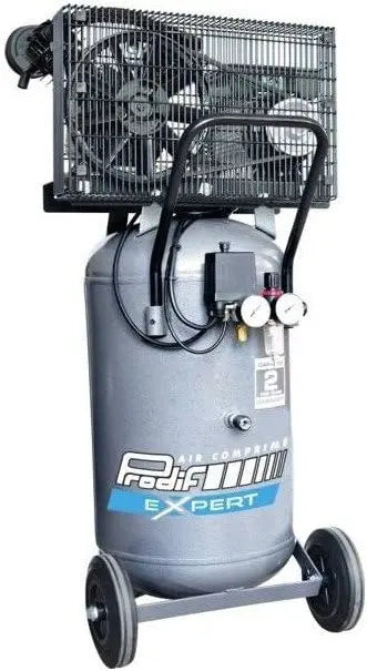 Compresseur PRODIF vertical à courroie 100L 9 bar - 1003MVLC – gris/bleu