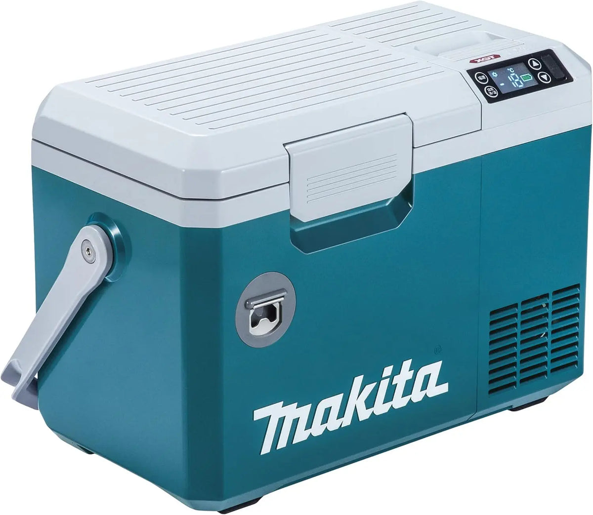 Makita CW001GZ 40V Max XGT / 18V LXT Li-ION Cooler et Warmer Box – bleu/gris/blanc