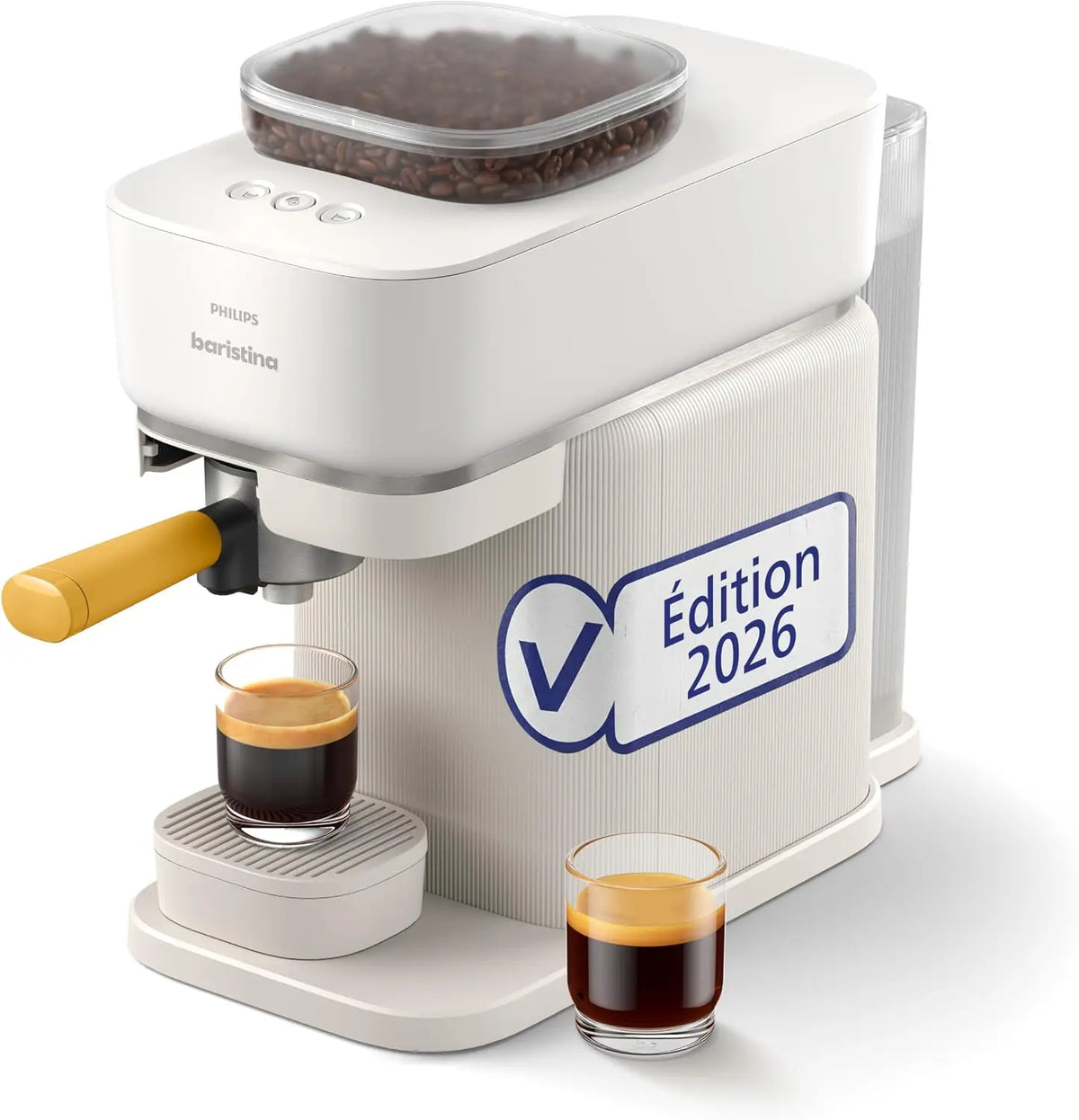 Philips Baristina Machine à expresso – BAR305/03, blanc/jaune
